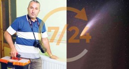 ‘Neowise’liyi meteorla aynı karede çekti