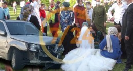 Faciaya ramak kala! Gelin ve damat şoku yaşadı