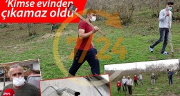 Mahalleli tedirgin! Balta ile nöbet tutuyorlar