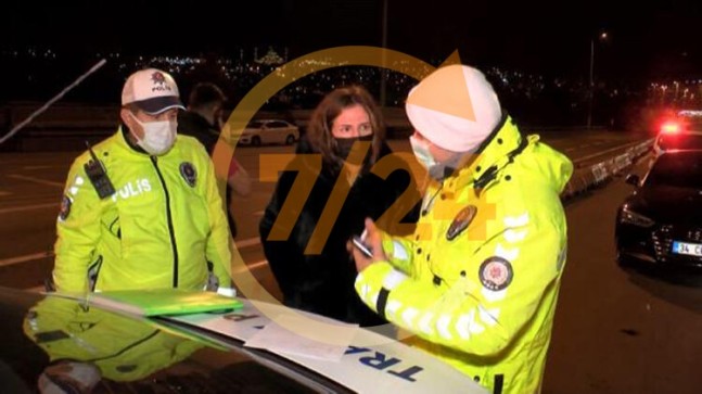 Kimlik soran polise banka kartı gösterdi