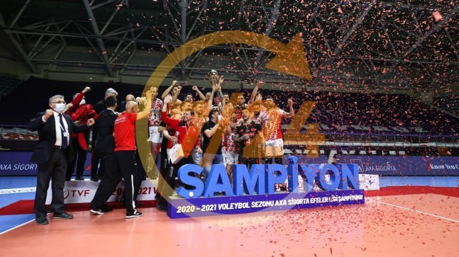 Voleybolda şampiyon Ziraat Bankkart