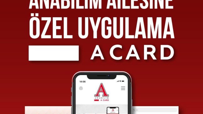 Anabilim Eğitim Kurumları, ‘A Card’ Mobil Uygulamasını Kullanıma Sundu