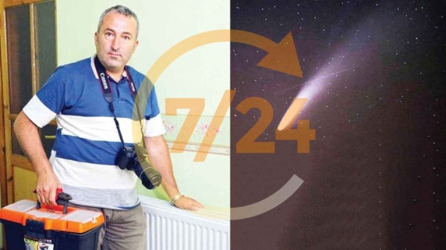 ‘Neowise’liyi meteorla aynı karede çekti