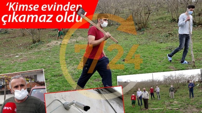 Mahalleli tedirgin! Balta ile nöbet tutuyorlar