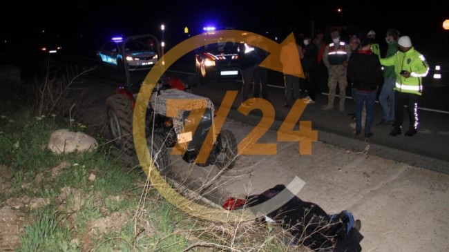 Sivas’ta traktör devrildi: 2 ölü