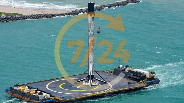 Falcon 9 Roketi Karaya İndi!