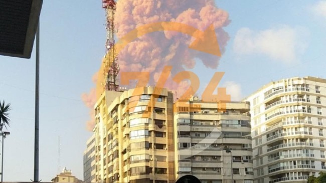 Beyrut’taki patlamayla ilgili eski CIA uzmanından dikkat çeken açıklama! Patlamanın sebebini renginden teşhis etti!