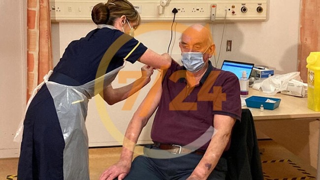 İngiltere’de tarihi anlar! İlk Oxford/AstraZeneca aşısı yapıldı