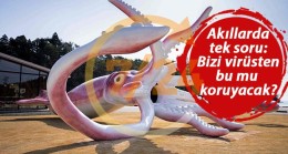 Japonya’da heykel krizi: Kovid yardımını mürekkep balığına harcadılar!