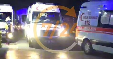 Trabzon'da korkutan yoğunluk! Ambulanslar kuyruk oluşturdu