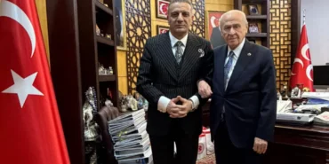 Aziz İhsan Aktaş Soruşturmasında Tahliye Edilen Selahattin Yılmaz Devlet Bahçeli'yi Ziyaret Etti