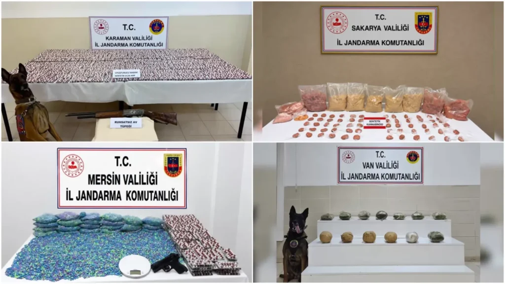 35 İlde Düzenlenen Uyuşturucu Operasyonlarında 172 Şüpheli Tutuklandı