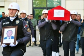 Ankara'da Görevi Başında Şehit Olan Polis Memuru Ahmet Türkoğlu Törenle Uğurlandı