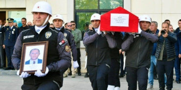 Ankara'da Görevi Başında Şehit Olan Polis Memuru Ahmet Türkoğlu Törenle Uğurlandı