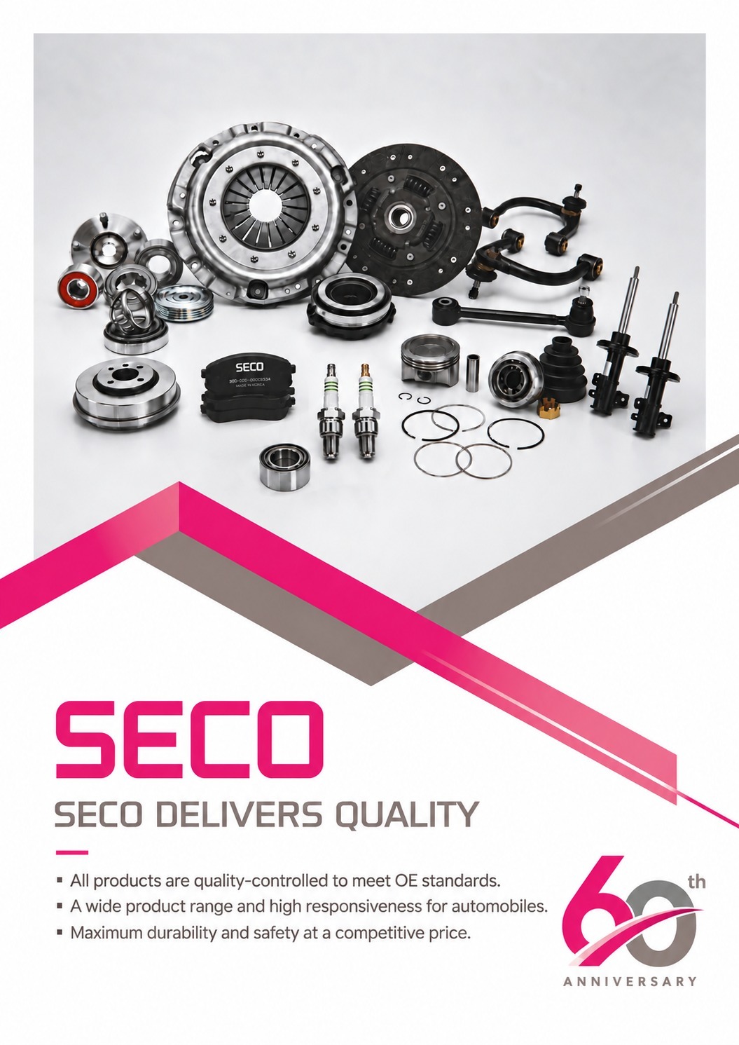 SEOJIN AUTOMOTIVE Bünyesindeki SECO Yedek Parça Sektöründe 60 Yılı Geride Bırakıyor